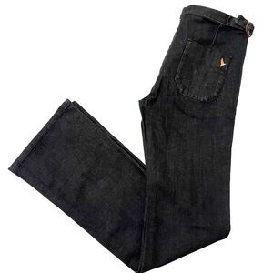 MiH Jeans Dark Wash Denim Straight Leg Flat Front 29 FrenchStyle QuietLuxury